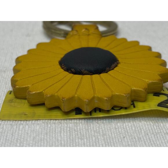 Rare! Vintage Coach Sunflower Keychain - Picture 15 of 16